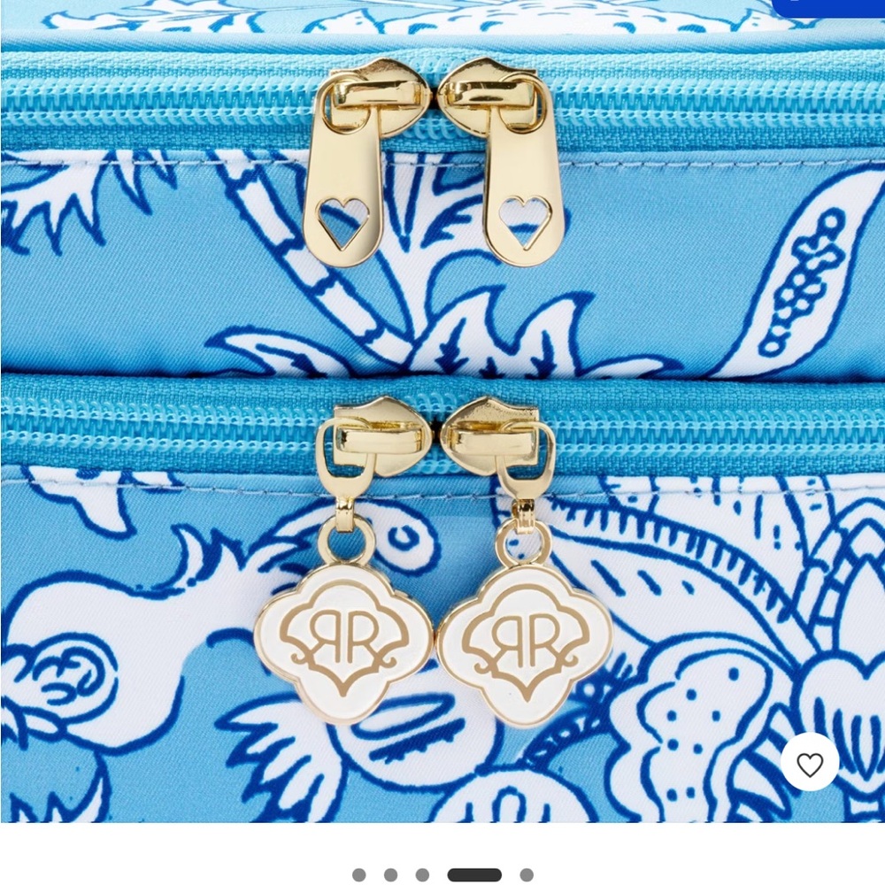 Floral Vines Soft Sided Vanity Case Blue - Roller Rabbit x Target - Picture 4 of 4
